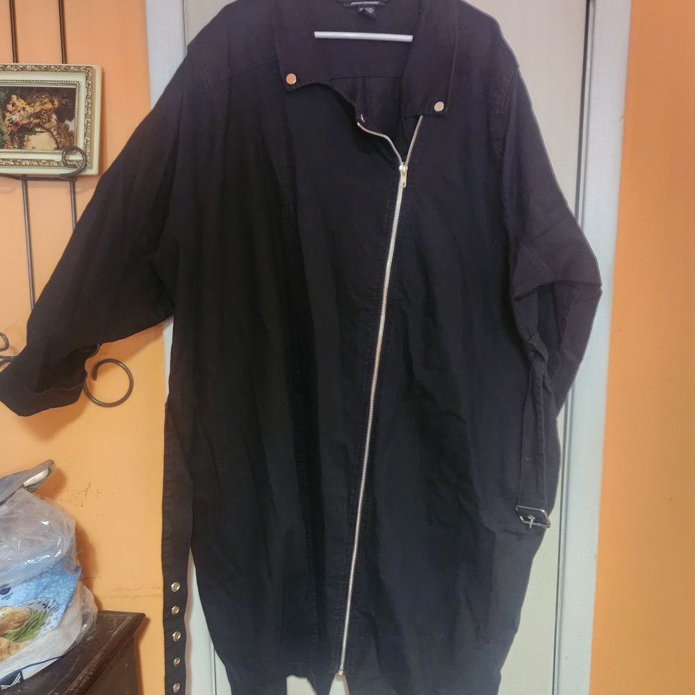 Ashley Stwart Black  Zip Dress New With Out Tag Size 34 - Picture 5 of 5